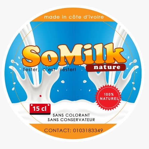 ÉTIQUETTES PRODUITS TOUTES FORMES CIRCULAIRE,RECTANGULAIRE, CARRE,  EN VINYL AUTOCOLLANT BLANC