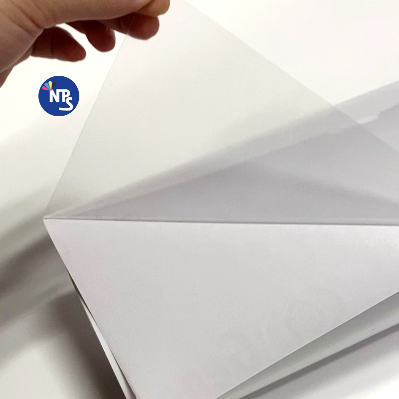 1,52m, Film imprimable auto-adhésif transparent de transfert d'eau de papier d'autocollant de vinyle de PVC