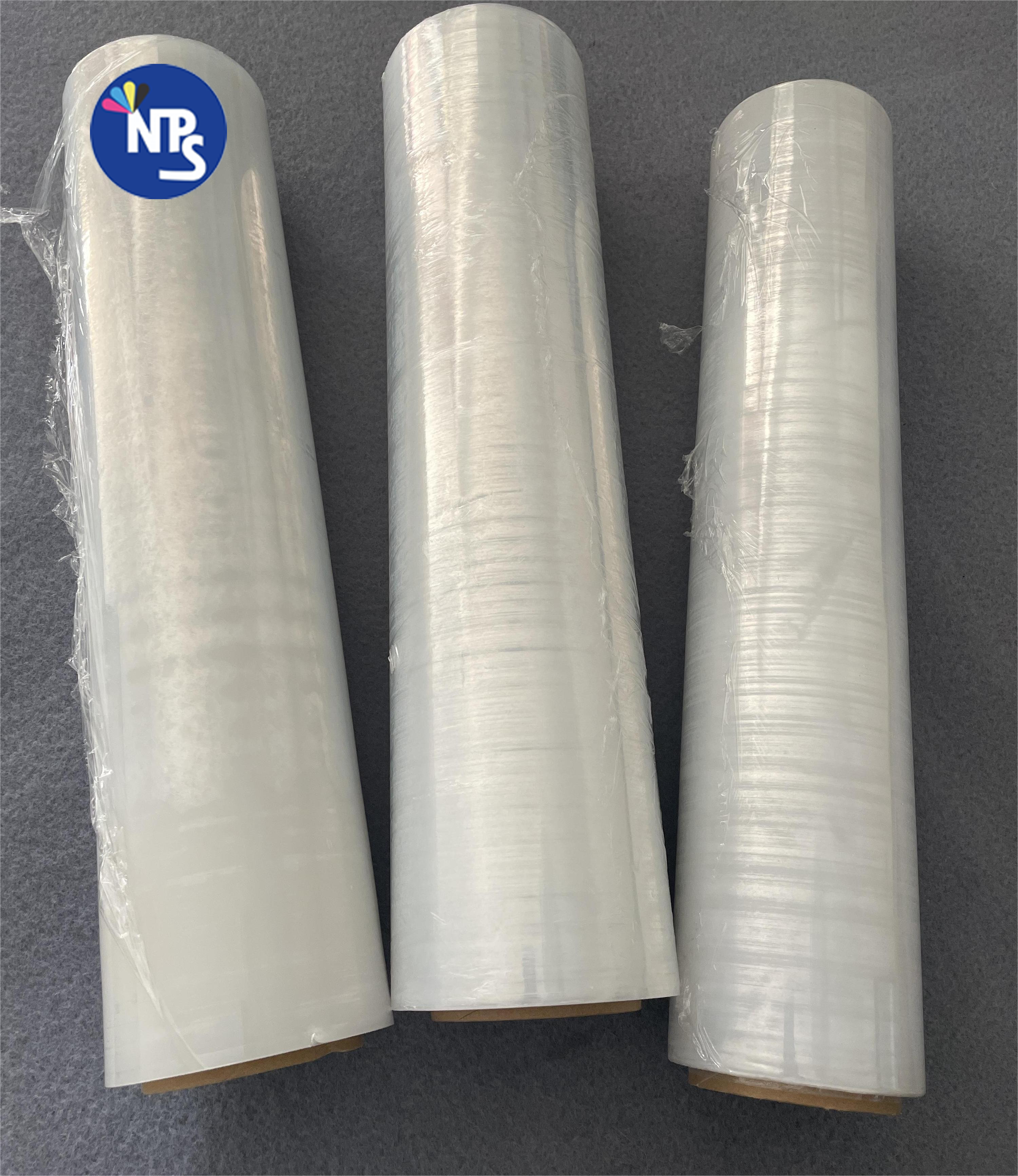 Film étirable souple brillant de qualité supérieure, personnalisé, en LLDPE, de qualité alimentaire, pour l'emballage manuel des palettes