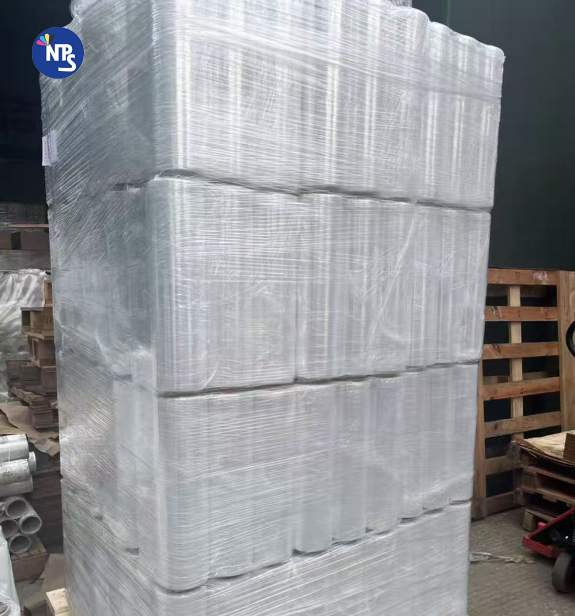 Film étirable souple brillant de qualité supérieure, personnalisé, en LLDPE, de qualité alimentaire, pour l'emballage manuel des palettes