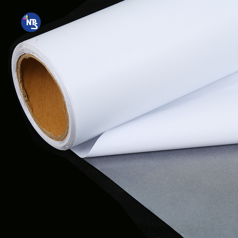 Rouleau de PVC d'impression éco-solvant blanc mat brillant rouleau d'autocollant de vinyle de voiture adhésif imprimable vinyle auto-adhésif