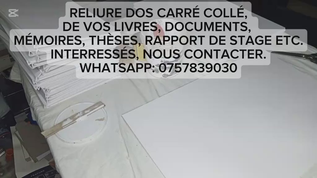 RELIURE DOS CARRE COLLE ( MEMOIRES, THESES, EDITIONS ETC..)
